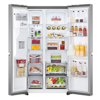 LG NatureFRESH™ GSLA80PZLF American Fridge Freezer image 1