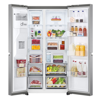 LG UVnano™ GSLD81PZRF American Fridge Freezer image 1