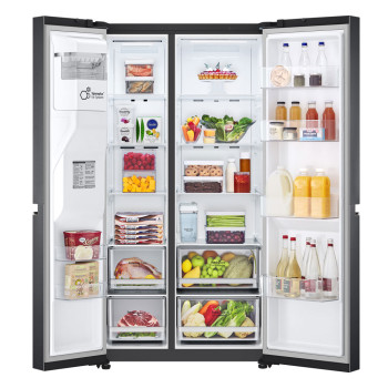 LG NatureFRESH™ GSLV71MCTF American Fridge Freezer image 1