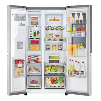LG InstaView™ ThinQ™ GSXV90BSAE American Fridge Freezer image 12