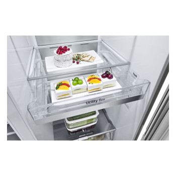 LG InstaView™ ThinQ™ GSXV90BSAE American Fridge Freezer image 13