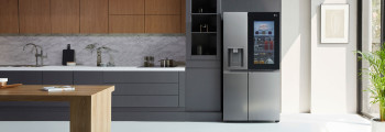 LG InstaView™ ThinQ™ GSXV90BSAE American Fridge Freezer image 17