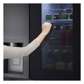 LG InstaView™ ThinQ™ GSXV90MCAE American Fridge Freezer image 1