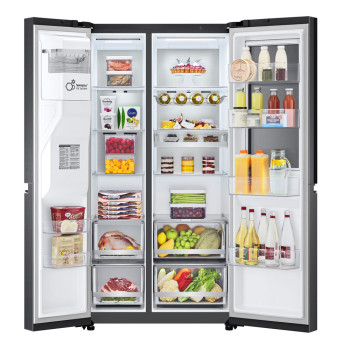 LG InstaView™ ThinQ™ GSXV90MCAE American Fridge Freezer image 12