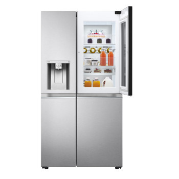 LG InstaView™ ThinQ™ GSXV91BSAE American Fridge Freezer image 2