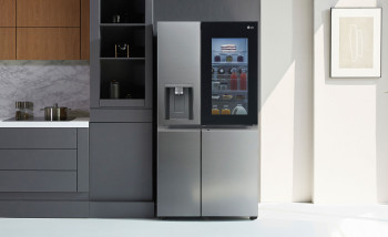 LG InstaView™ ThinQ™ GSXV91BSAE American Fridge Freezer image 16