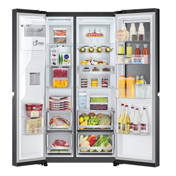 LG InstaView™ ThinQ™ GSXV91MCAE American Fridge Freezer image 12