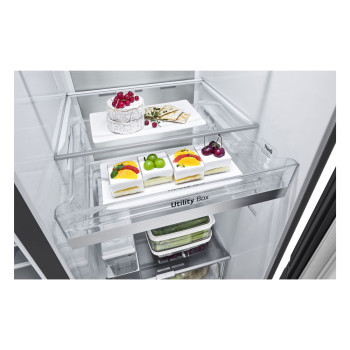 LG InstaView™ ThinQ™ GSXV91MCAE American Fridge Freezer image 13