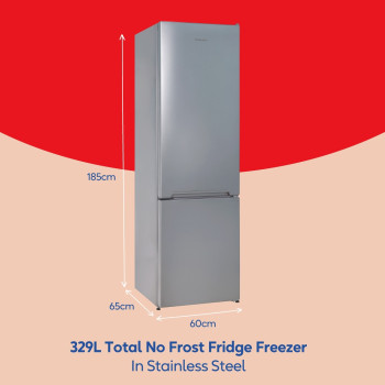 Russell Hobbs RH185FF601C1SS Freestanding Fridge Freezer image 5