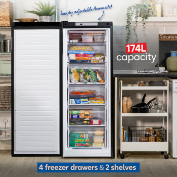 Russell Hobbs RH146FFFZ541E1B Freezer in Black image 6