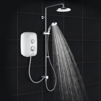Mira Elite SE Dual Outlet Pumped Electric Shower image 1