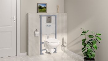 GROHE Solido flushing system for wall hung WC image 7