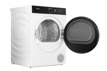 Hisense Power Steam 5i Series DH5I104BWAB White Heat Pump Tumble Dryer image 3