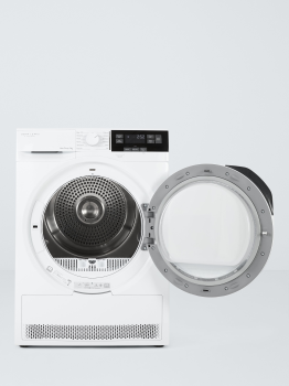 John Lewis JLTDH693 White Freestanding Heat Pump Tumble Dryer image 1