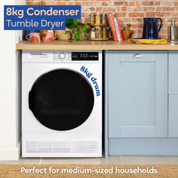 Russell Hobbs RH8CTD111W Condenser Tumble Dryer image 3