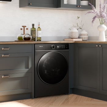 Hisense KitchenFit 5i Series WF5I9043BBFS Black Washing Machine image 5