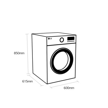 LG V11 F4V1112BTSA EZDispense™ 12kg Washing Machine image 9