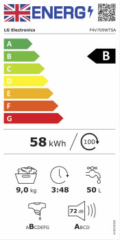 LG V7 F4V709WTSA EZDispense™ 9kg Washing Machine image 13