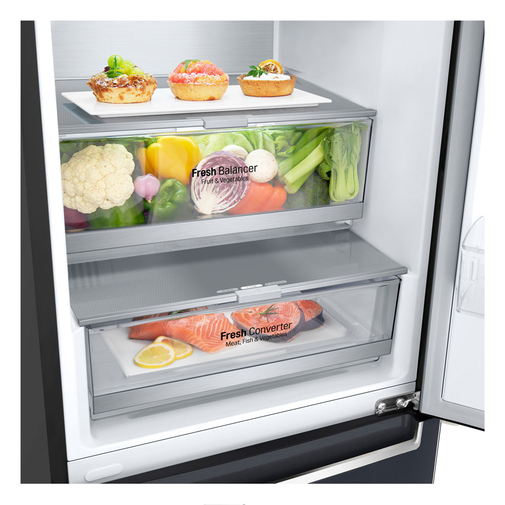 Quiet Mark LG DoorCooling™ GBB92MCBAP Fridge Freezer