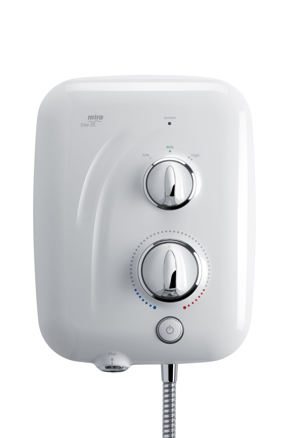 Quiet Mark Mira Elite SE Dual Outlet Pumped Electric Shower