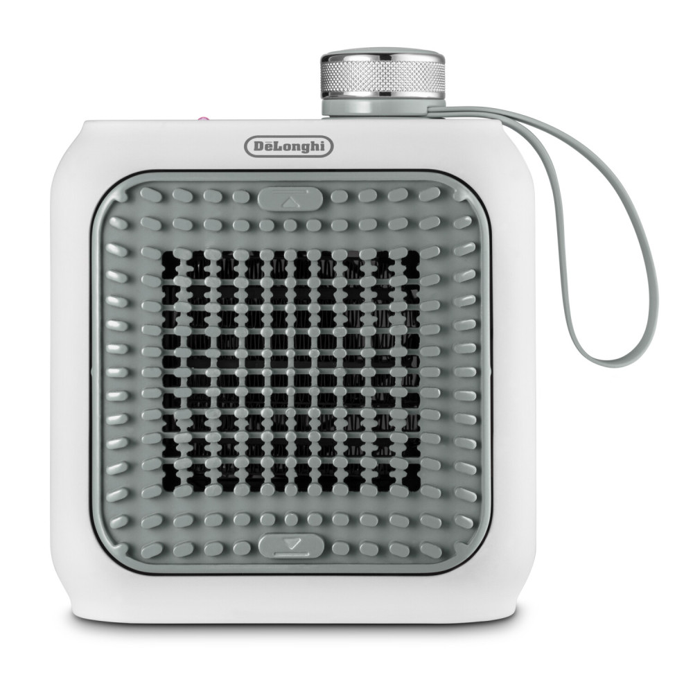 De'Longhi HFX10B03.GR Capsule Desk Personal Fan Ceramic Heater featured image