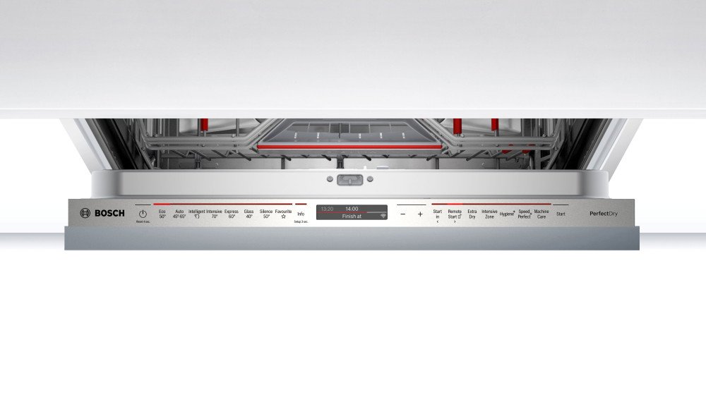 Quiet Mark Bosch SMD8YCX02G Series 8 FullyIntegrated Dishwasher