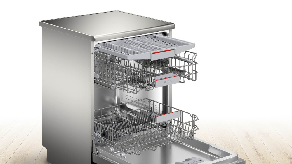 Quiet Mark Bosch SMS4HMI00G Series 4 Freestanding Dishwasher