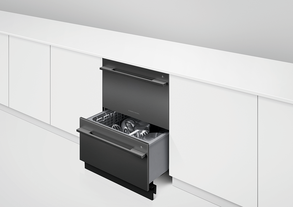 Quiet Mark Fisher & Paykel DD60DDFHB9 Double DishDrawer™ Dishwasher
