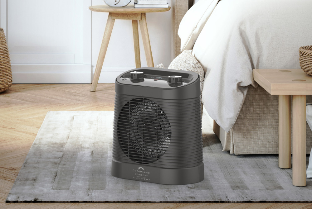Quiet Mark Dreamland Silent Power Comfort Fan Heater