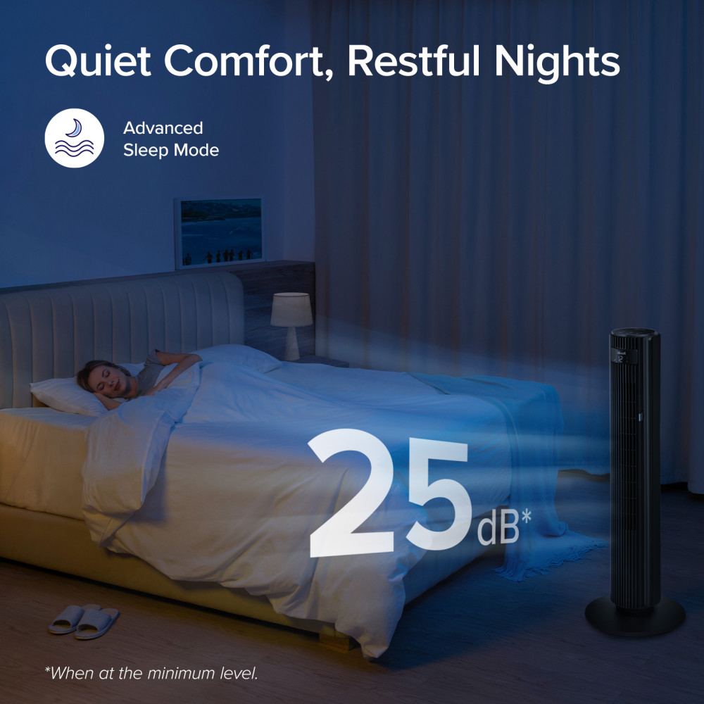 Quiet Mark Levoit Classic Pro Smart Tower Fan LTFF422S