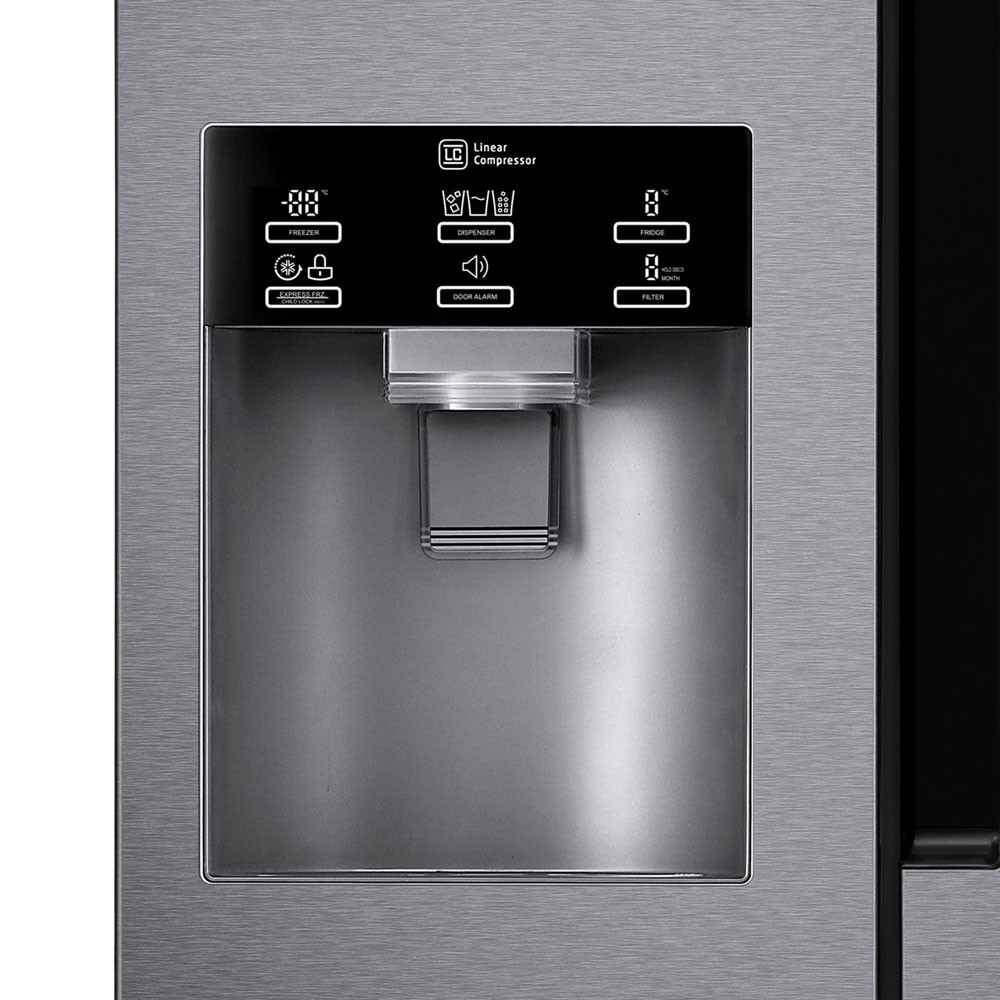 Quiet Mark LG GSL460ICEV AmericanStyle Fridge Freezer