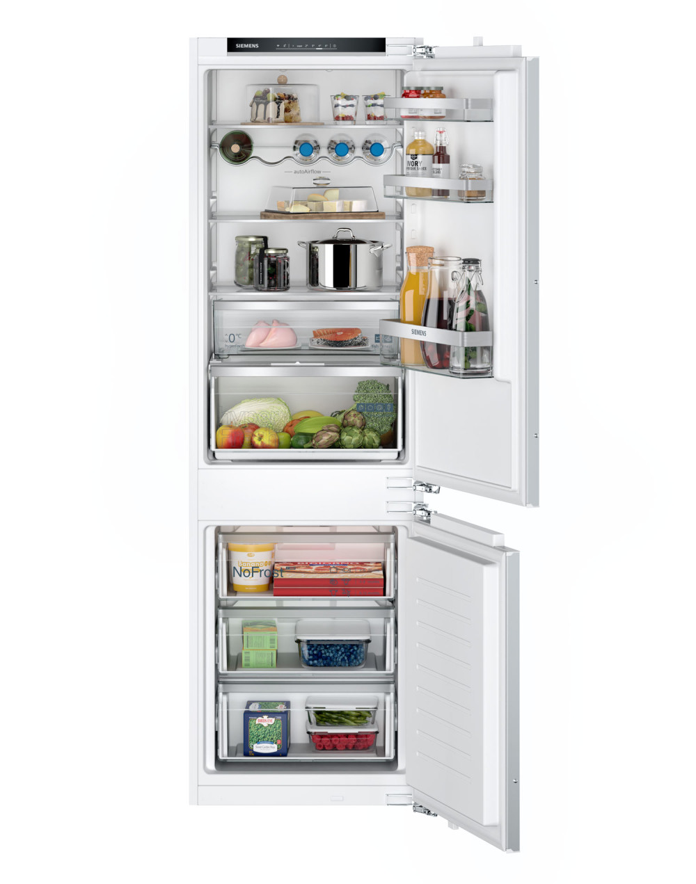 Quiet Mark Siemens KI86NHFE0 iQ300 Built in Fridge Freezer