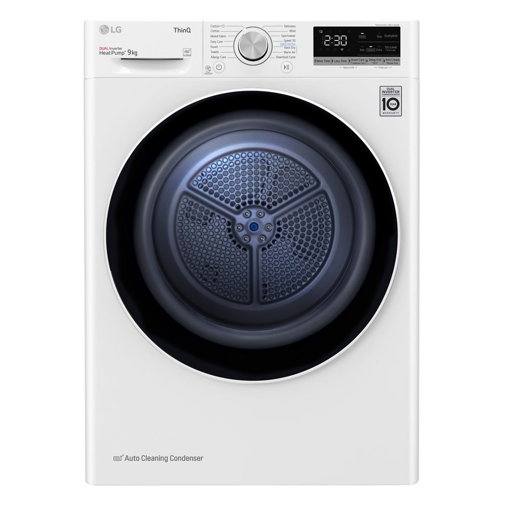 LG V7 FDV709W EcoHybrid™ 9kg Tumble Dryer featured image