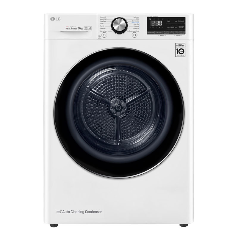 LG Eco Hybrid™ FDV909W 9Kg Heat Pump Tumble Dryer featured image