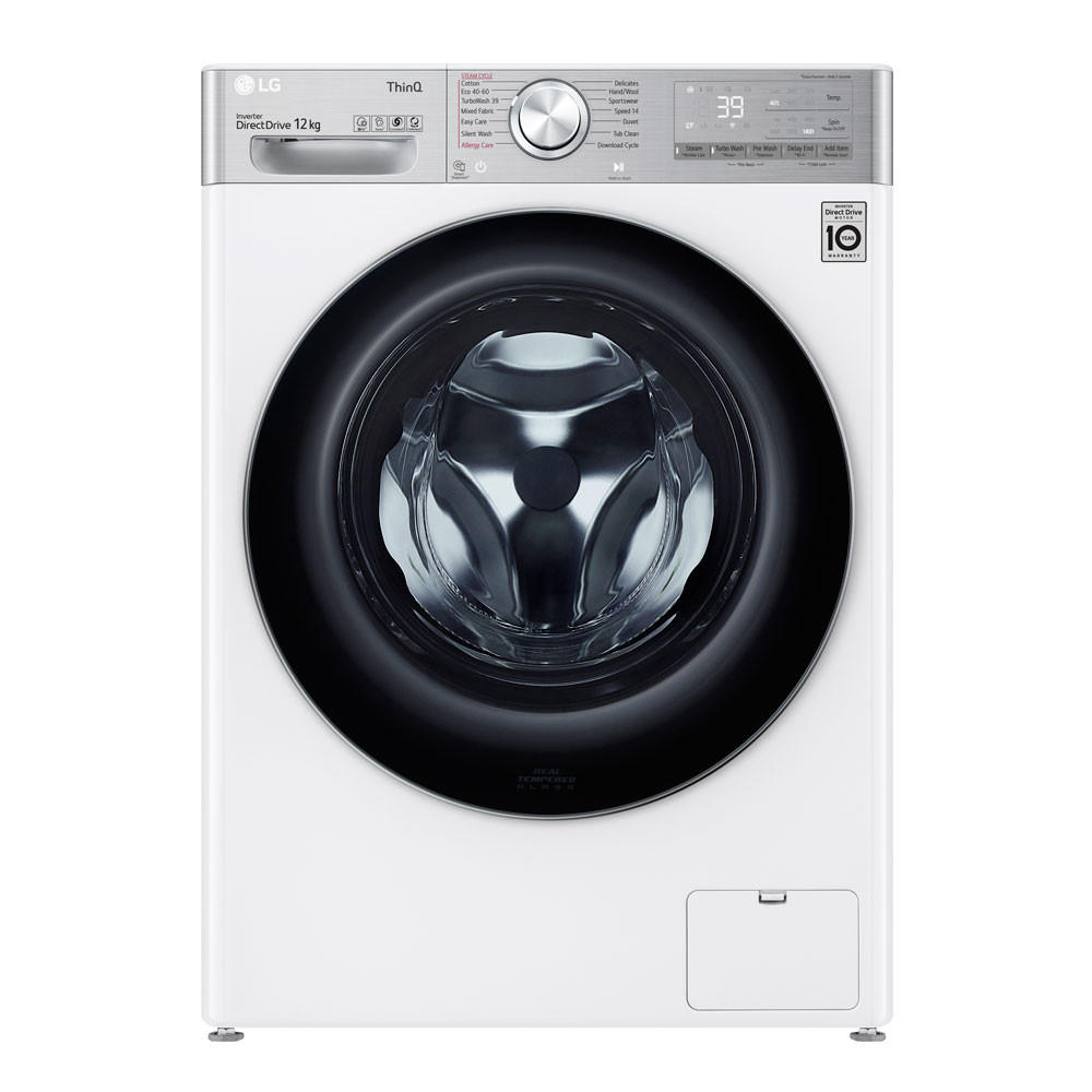 Quiet Mark | LG V10 F4V1012WTSE TurboWash™360 12kg Washing Machine