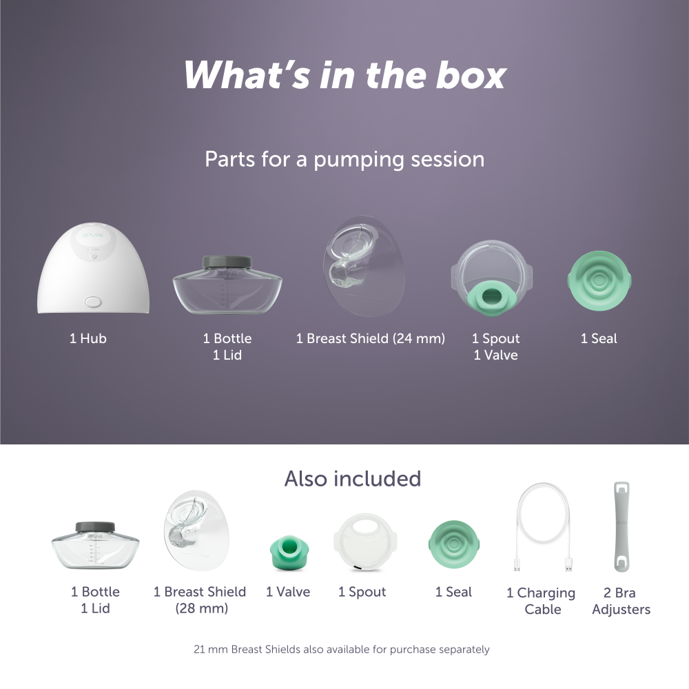 Quiet Mark Elvie Electric Single Breast Pump