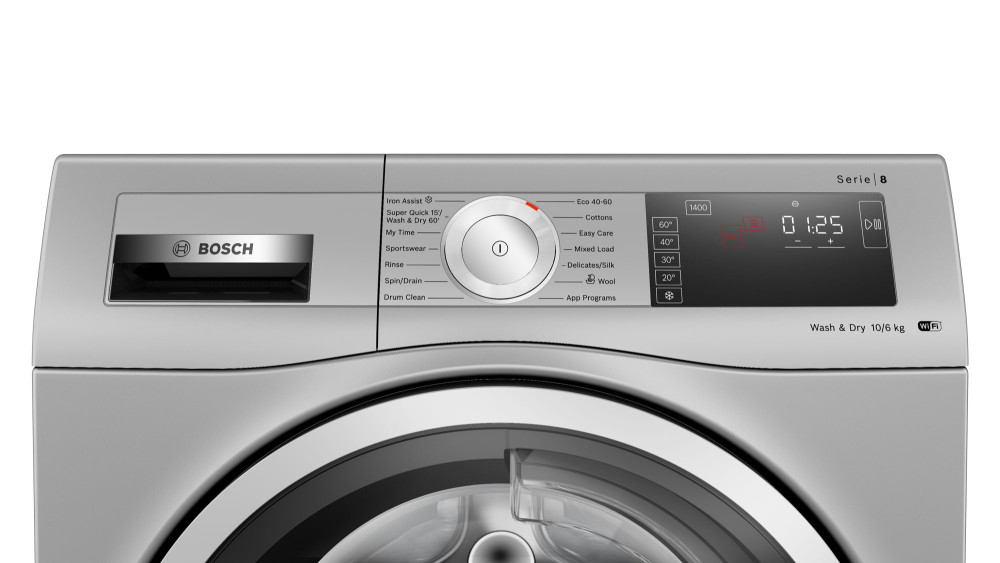 Quiet Mark Bosch WDU8H549GB Series 8 10kg/6kg Washer Dryer