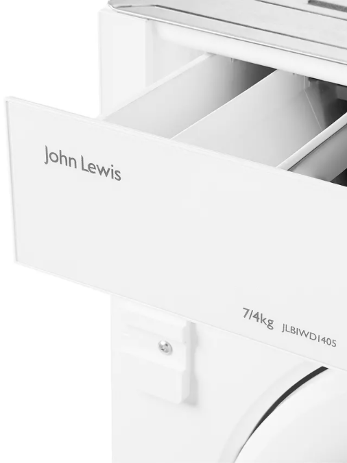Quiet Mark John Lewis & Partners JLBIWD1405 7kg/4kg Integrated Washer