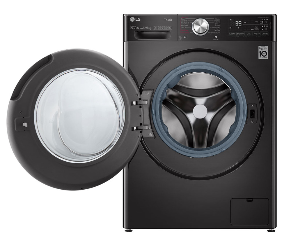 Quiet Mark LG V11 FWV1128BTSA EZDispense™ 12kg / 8kg Washer Dryer