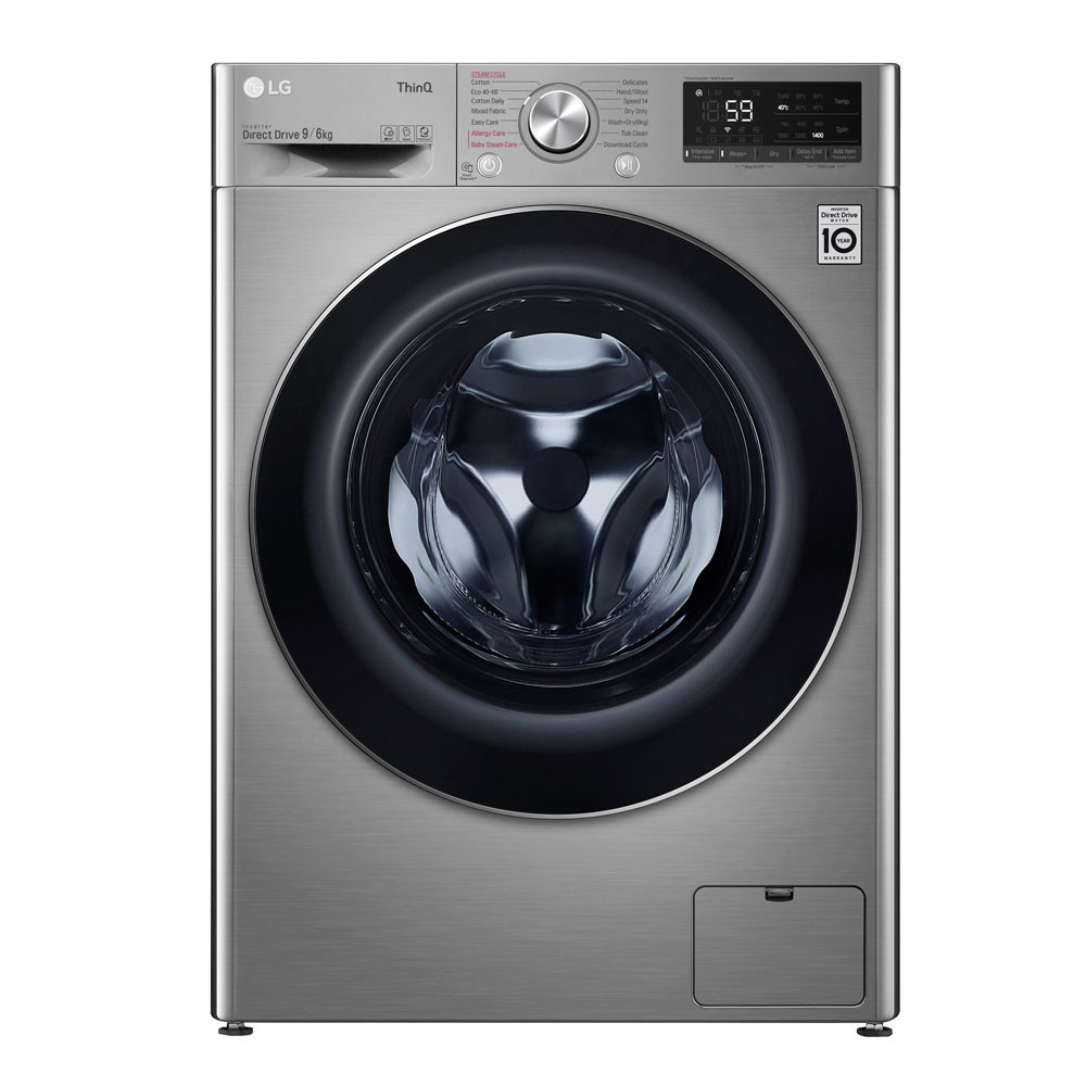 LG V6 FWV696SSE Steam™ 9kg / 6kg Washer Dryer featured image