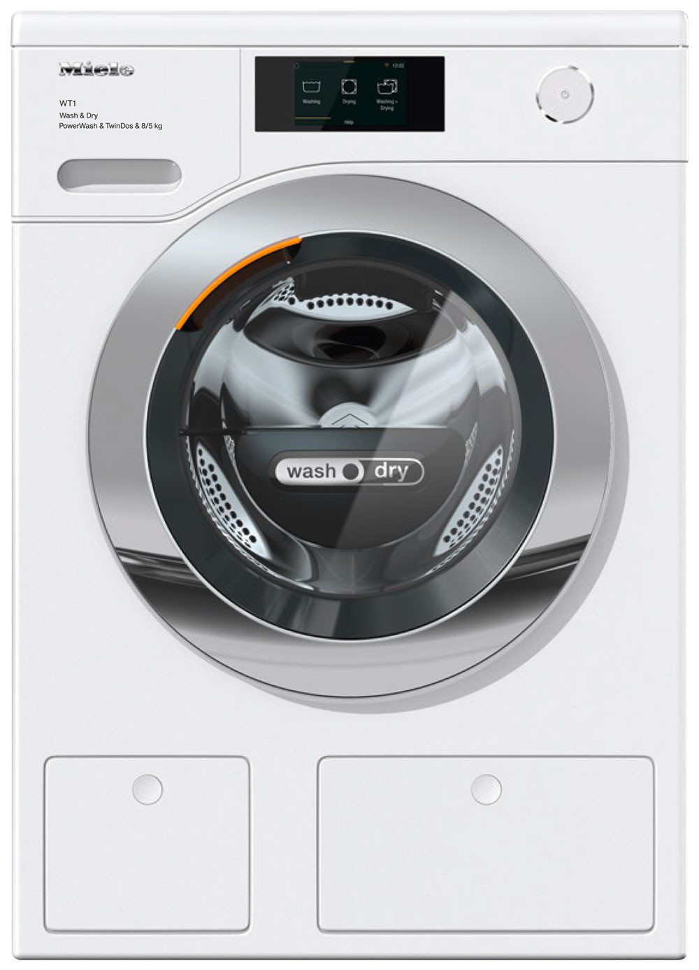 Quiet Mark Miele WTR 860 WPM PWash & TDos 8/5kg Washer Dryer