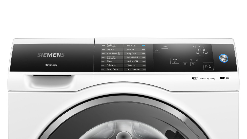 Quiet Mark Siemens WD4HU541GB iQ700 10kg/6kg Freestanding Washer Dryer