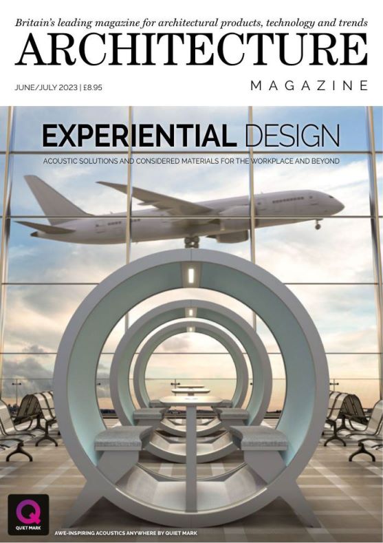 Quiet Mark featured in Architecture Magazine June/July 2023 issue